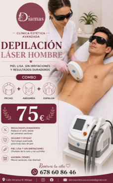 DEPILACION LASER MALAGA. DEPILACION HOMBRE MALAGA. DEPILACIÓN MUJER MALAGA. HIGIENE FACIAL MALAGA. LPG MALAGA. PRESOTERAPIA MALAGA. CLINICA ESTETICA MALAGA CENTRO. 